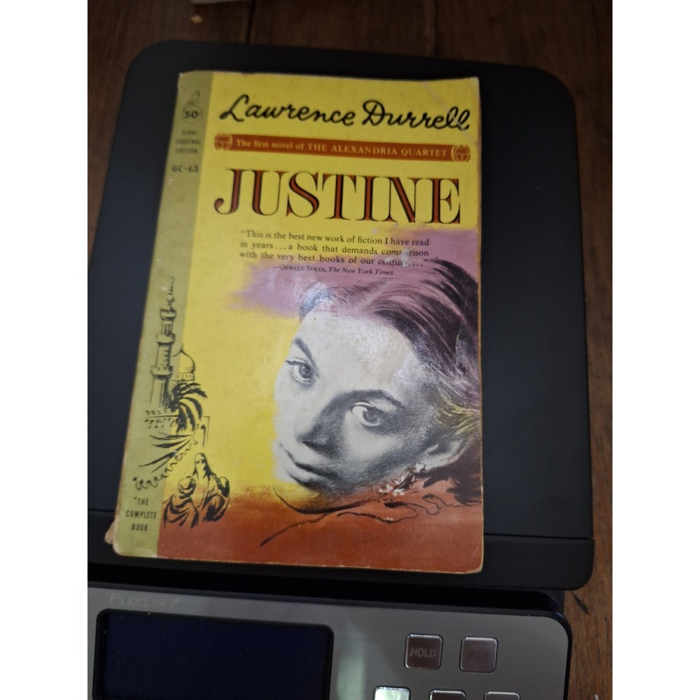 Justine Lawrence Durrell Alexandria Quartet 1961 Giant Cardinal Edition GC-63